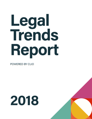 Clio legal trends report cover image